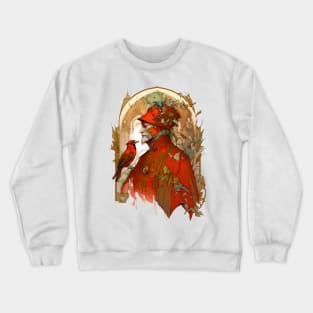 The Cardinals Art Nouveau Design Crewneck Sweatshirt